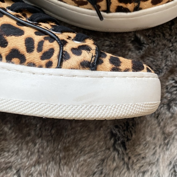 Steve Madden Bertie Platform Sneaker in Leopard Print Cowhide. Size 7M. EUC. - Picture 13 of 14